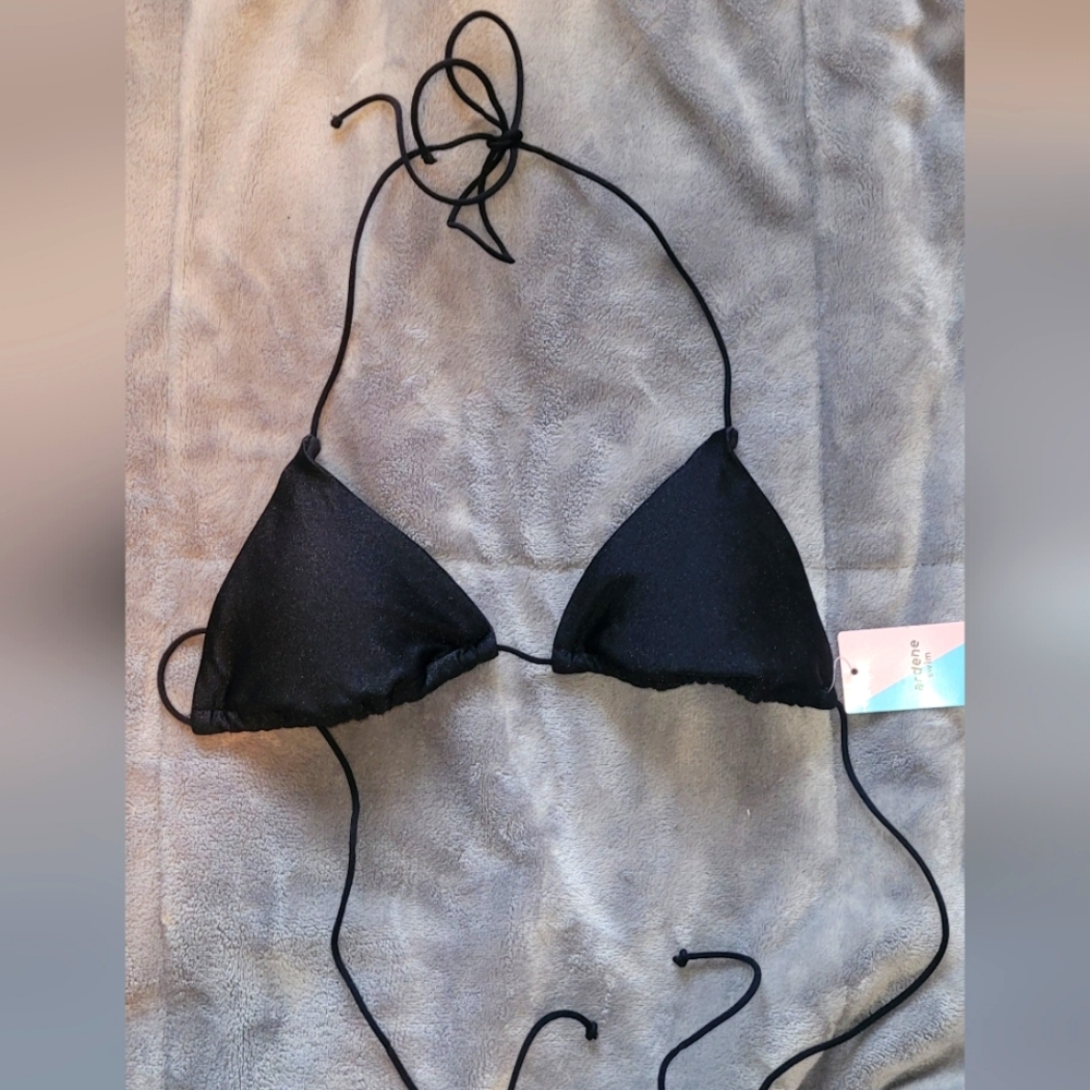 NWT Ardene bikini top, XS, black